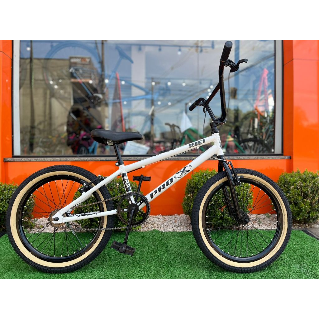Bicicleta BMX Pro-X Série 1 aro 20 freios v-brakes cores Bike