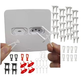 Protetores de Tomadas com chavinhas Anti choque Segurança Bebê em Oferta na Shopee