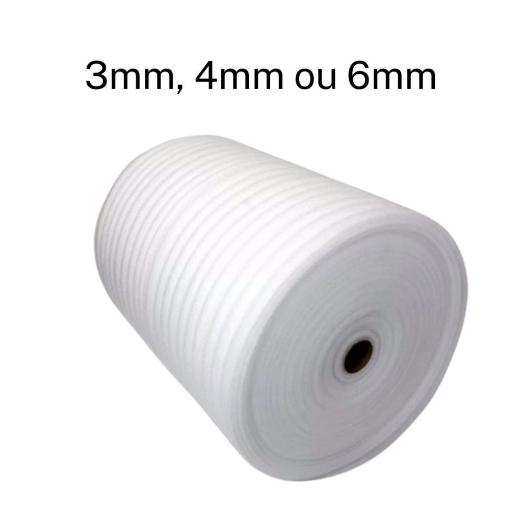 Manta Polietileno Expandido 3/4/6mm Pisos Proteção Embalagens