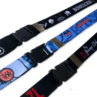 10 Cordões para Crachá Personalizados com Engate Rápido 25mm