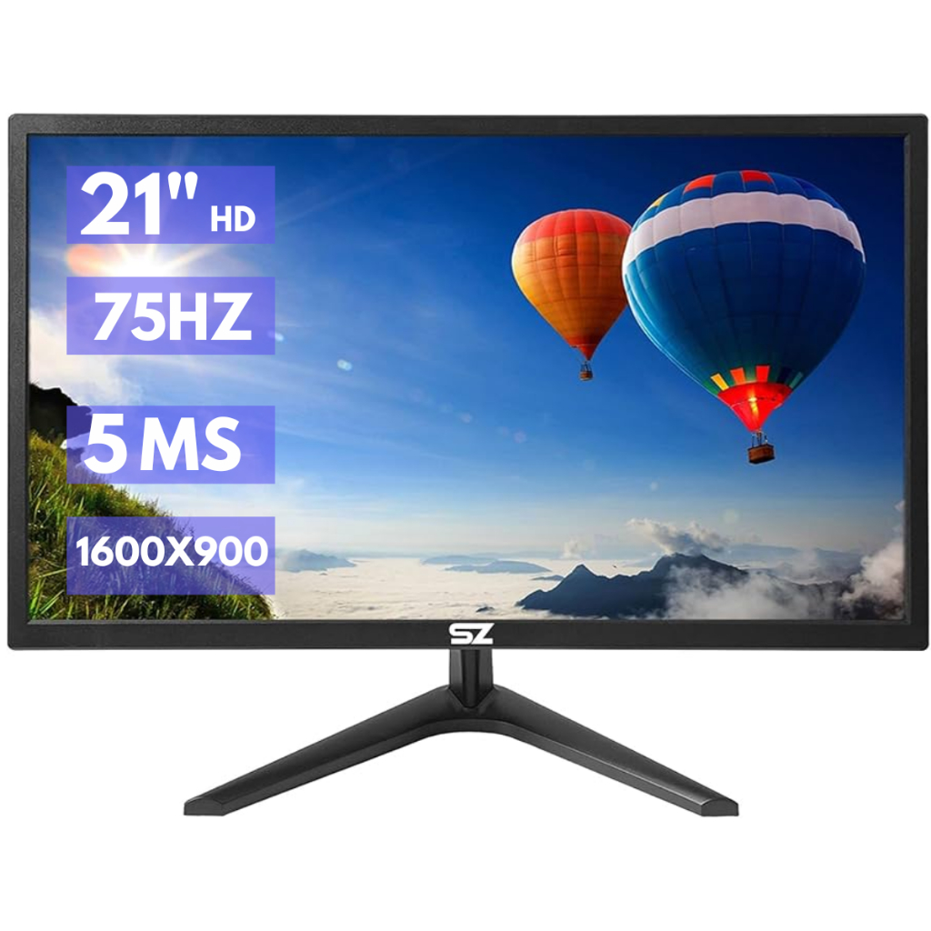 Monitor 21 polegadas hdmi hd led barato preto c garantia e nota fiscal ...