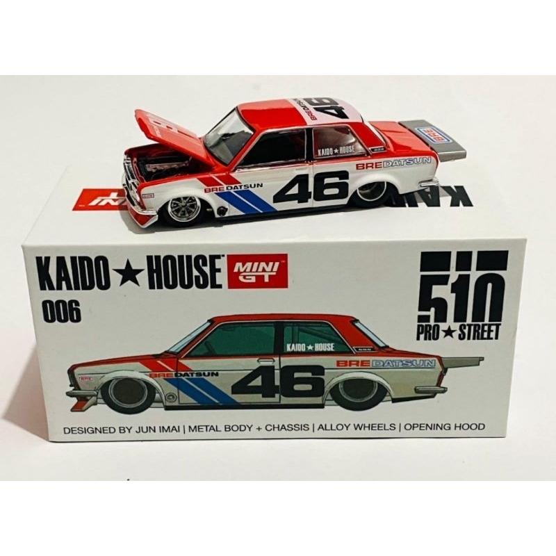Miniatura KAIDO HOUSE MINI GT 510 PRO STREET 006 na escala 1/64