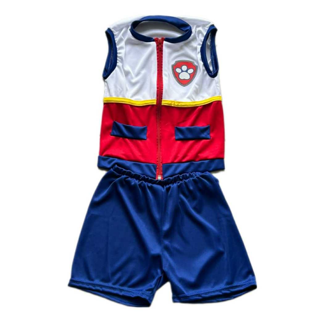Fantasia Roupa Traje Infantil Ryder Patrulha Canina | Shopee Brasil