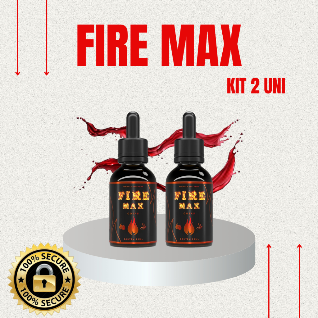 2 Frascos Fire Max Potente Original Mega Eficiente | Shopee Brasil