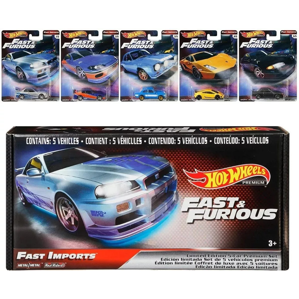 ミニカー HotWHeeLs FAST&d FURIOUS FAST IMPORTS Hot Wheels Fast & Furious Fast Imports - Velozes e Furiosos