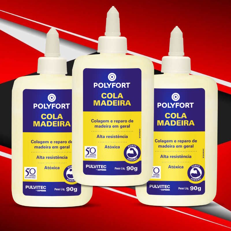 Cola Para Madeira Pulvitec 90/250Grs Extra Forte Atóxica | Shopee Brasil