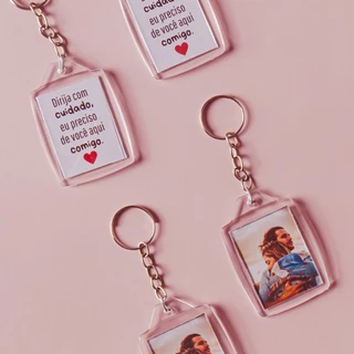 Chaveiro Dirija com Cuidado em Oferta na Shopee