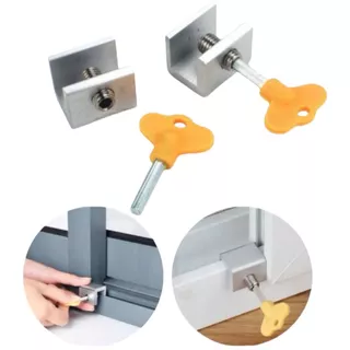 Kit 2 Travas Segurança Janela Porta Correr Proteção Infantil em Oferta na Shopee
