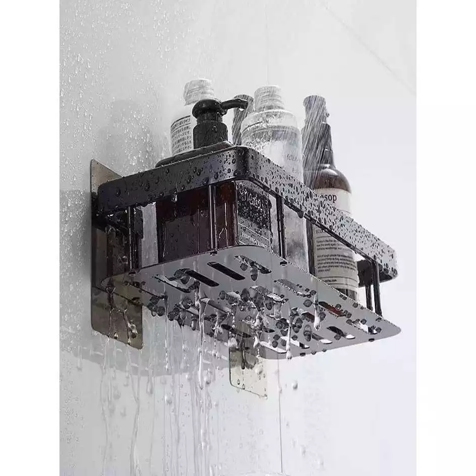 Kit Suporte de Shampoo de Parede para Banheiro de Alumínio organizador Multiuso