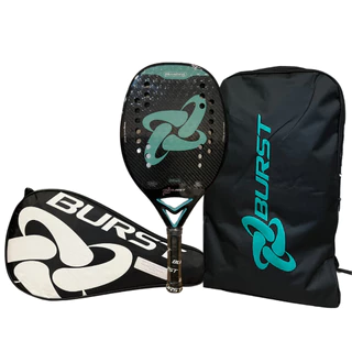 Raquete Burst Beach Tennis Ravenna Full Carbono 3K Verde Com Capa Protetora e Mochila Personalizada em Oferta na Shopee