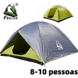 Forestdog Barraca Camping 10 Pessoas Acampamento280*280*180cm Impermeavel 2000mm Fps100+ em Oferta na Shopee