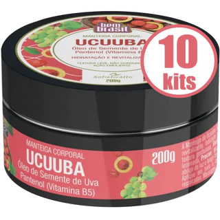 10 MANTEIGA CORPORAL UCUUBA SOFISTICATTO COSMÉTICOS PELE HIDRATADA E PERFUMADA