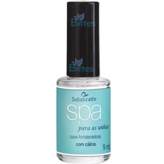 BASE FORTALECEDORA SOFISTICATTO COSMÉTICOS SPA PARA UNHAS COM CÁLCIO
