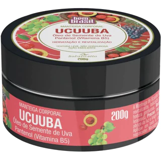 MANTEIGA CORPORAL UCUUBA SOFISTICATTO COSMÉTICOS PELE HIDRATADA E PERFUMADA