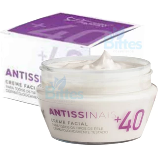 CREME FACIAL ANTISSINAIS +40 SUAVE FRAGRANCE COSMÉTICOS PARA TODOS OS TIPOS DE PELE