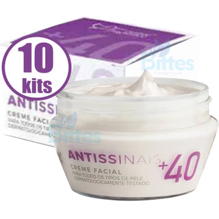 10 CREME FACIAL ANTISSINAIS +40 SUAVE FRAGRANCE COSMÉTICOS PARA TODOS OS TIPOS DE PELE