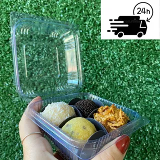 Embalagem para Bolo Doces Sobremesa - Doce Quadrado (NP641) C/ 100 UNIDADES