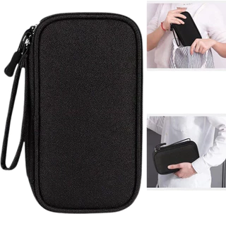 Necessaire organizadora bolsa portatil celular cabos fios armanazamento