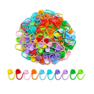 Kit  Marcadores Plástico De Ponto Cadeado Tricô Crochê 100 unidades em Oferta na Shopee