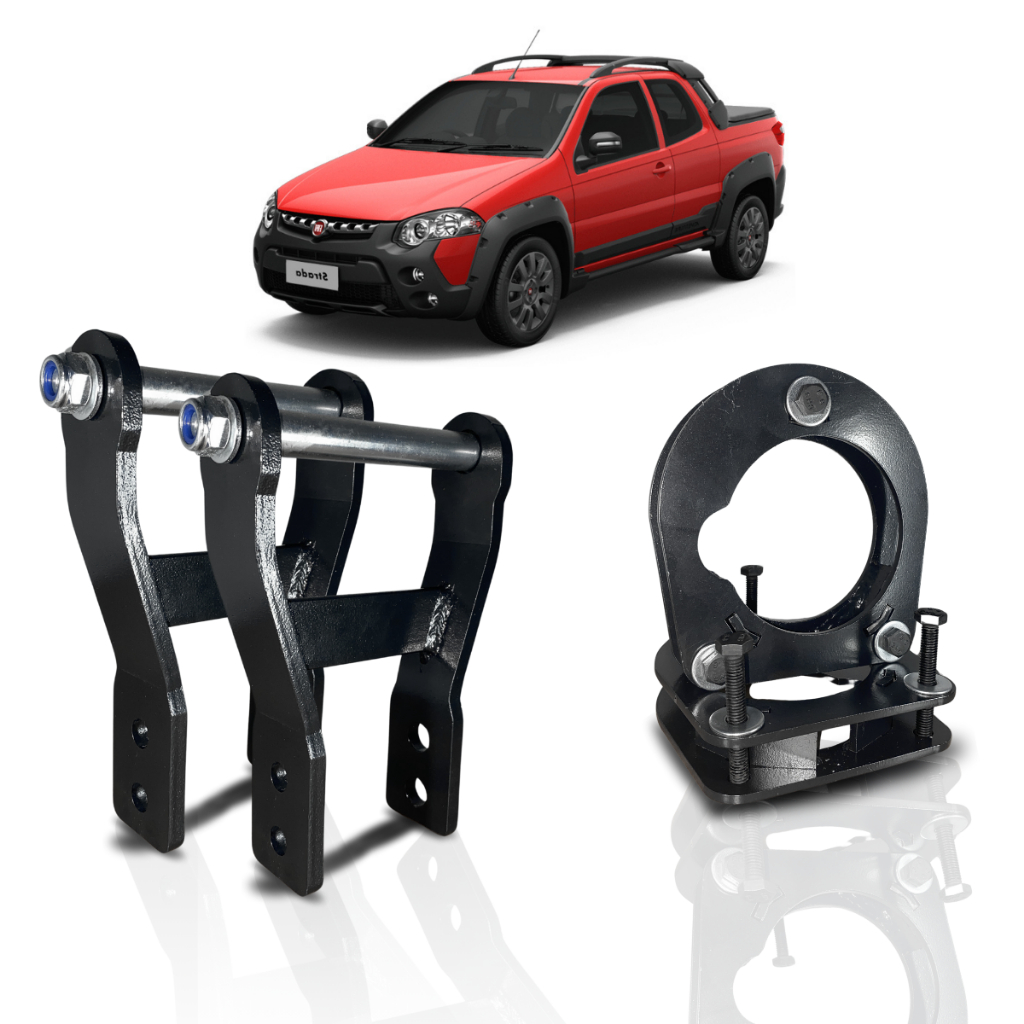 Kit Lift Completo Regulável 1 ou 2 Polegadas aço Strada 96/19 | Shopee ...