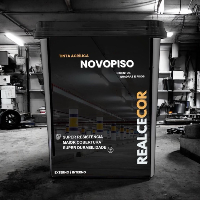 Tinta Piso Realcecor 18 Kg Premium Luxo Antimofo Sem cheiro Pronta entrega