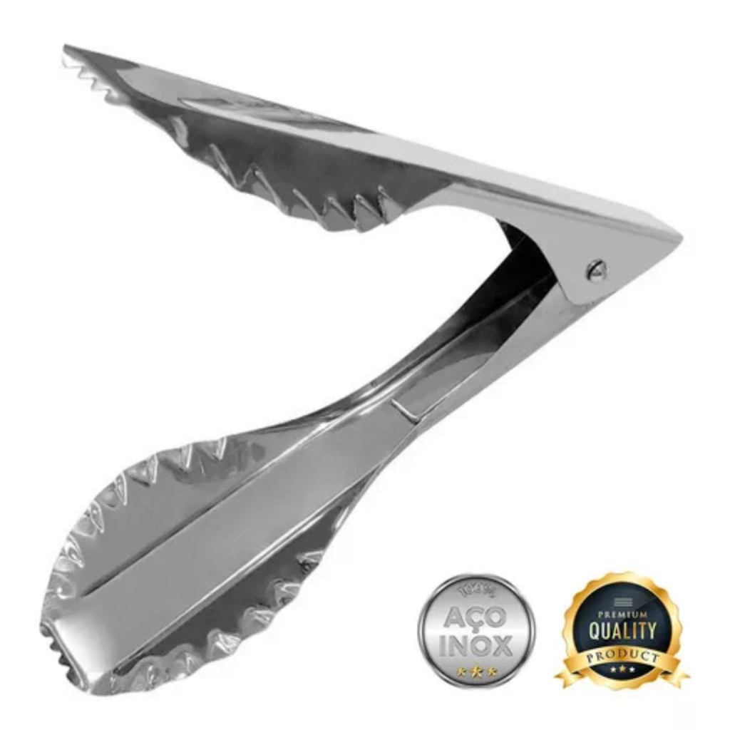 Pegador De Pão Frances Com Mola Reforçada Aço Inox Padaria