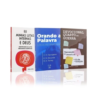 Kit 3 Livros - Derrotando o Medo com Deus Pai