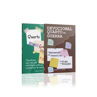 Kit 2 Livros - Quarto Guerra | Planeje, Ore e Vença