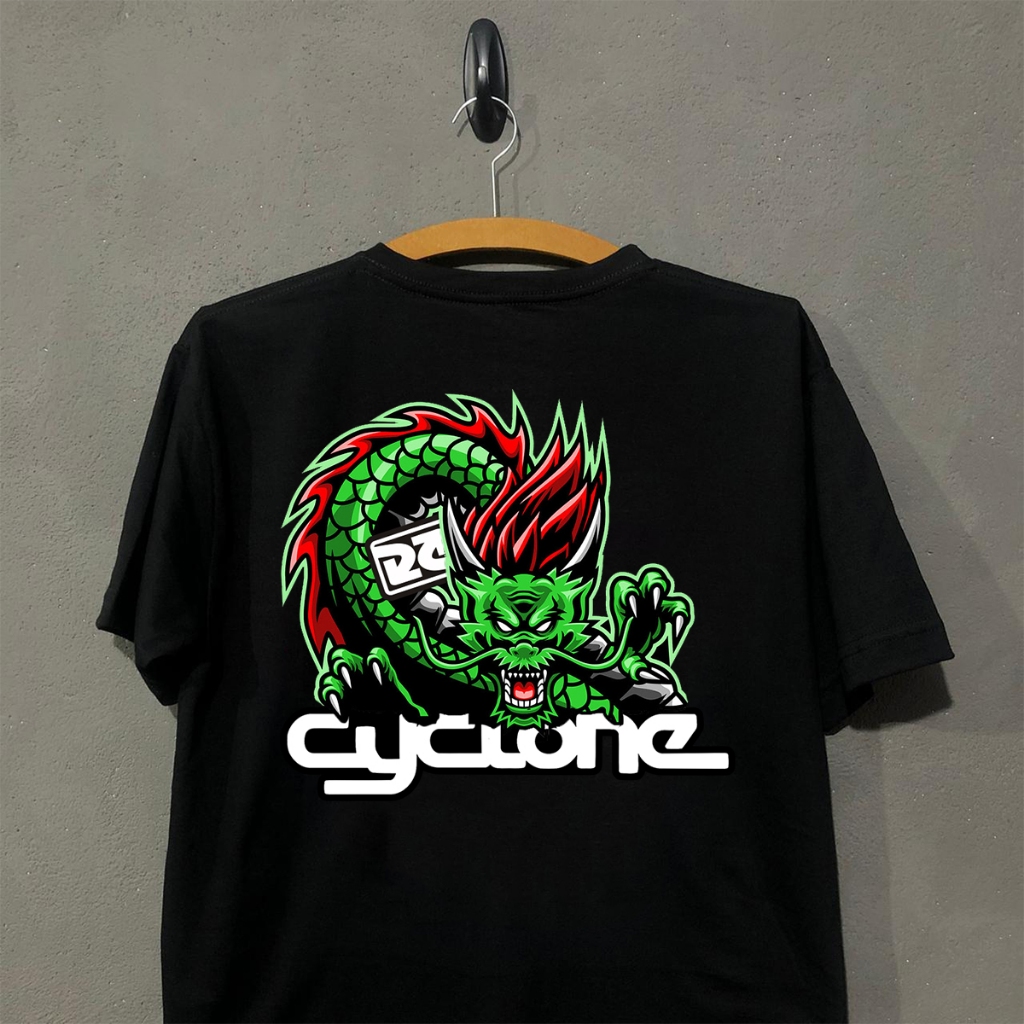 Camiseta Cyclone Dragon Oversized Algodão