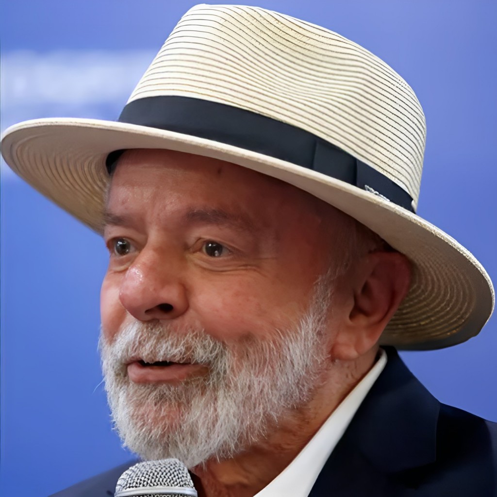 Chapéu Presidente Lula Panamá Palha Shantung Inspirado Várias