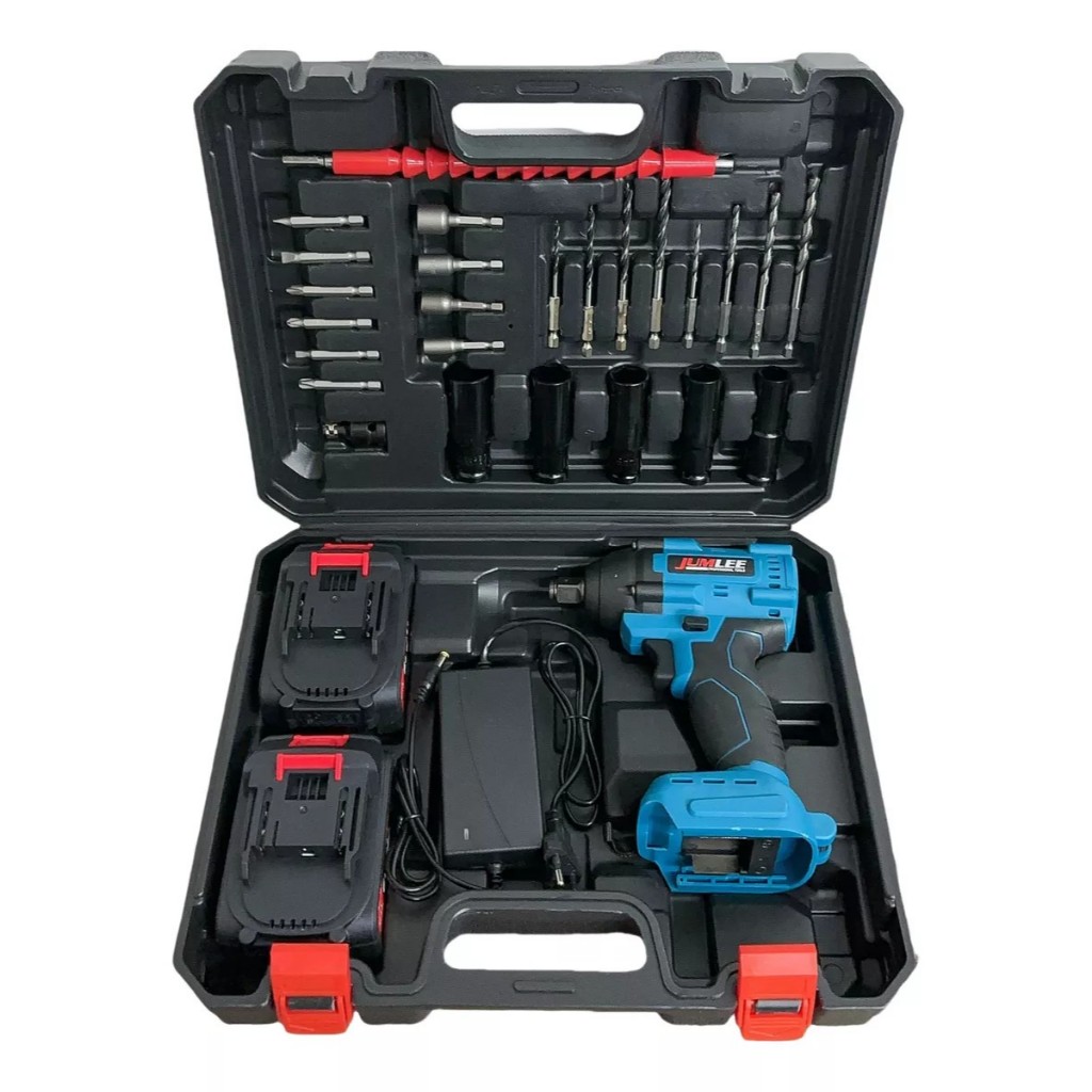 Chave de Impacto JUMLEE JT-BIW48V Brushless 48V Bivolt, 530Nm 1/2