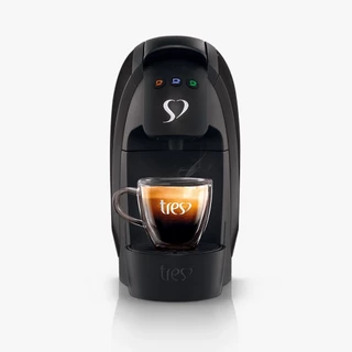 Cafeteira 3 Corações Espresso Luna Automática Preta 220V