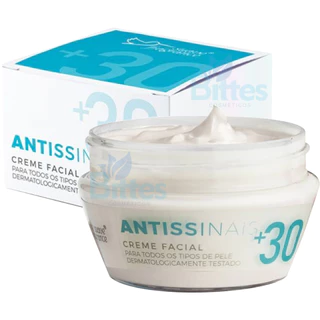 CREME FACIAL +30 SUAVE FRAGRANCE COSMÉTICOS PARA TODOS OS TIPOS DE PELE