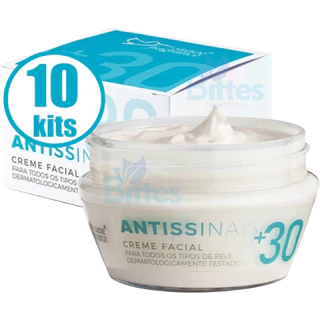 10 CREME FACIAL +30 SUAVE FRAGRANCE COSMÉTICOS PARA TODOS OS TIPOS DE PELE