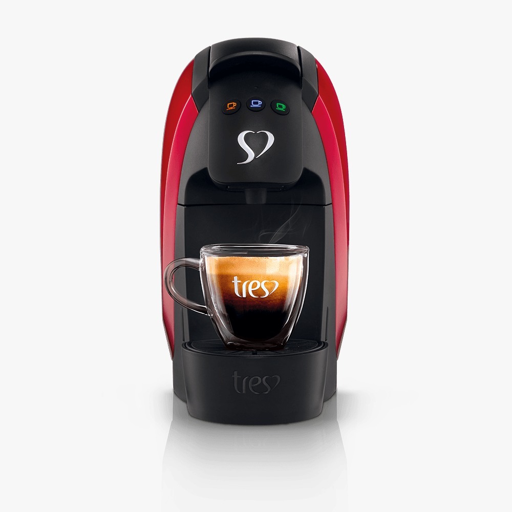 Cafeteira 3 Corações Espresso Luna Automática Vermelha 127V | Shopee Brasil