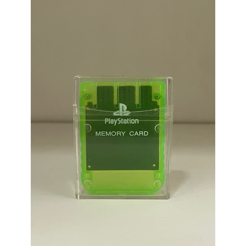 Memory Card translúcido verde original PS2 | Shopee Brasil