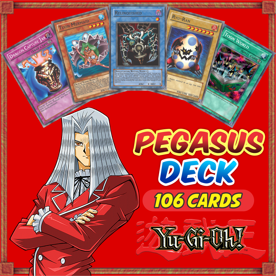 Pegasus Deck Anime (100 Cards) Yugioh | Shopee Brasil