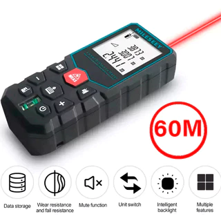 Trena Digital a Laser De Alta Precisão Profissional 60 metros