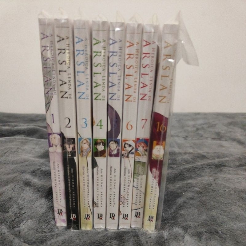 A Heroica Lenda De Arslan volumes 1 ao 7 + 16 | Shopee Brasil