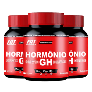 3x Super GH (Growth Hormone) Hormônio Crescimento Hardcore 60 Caps