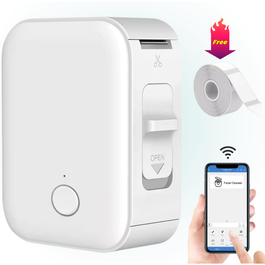 Impressora de Etiquetas Bluetooth impressora portatil impressora de etiquetas adesivas