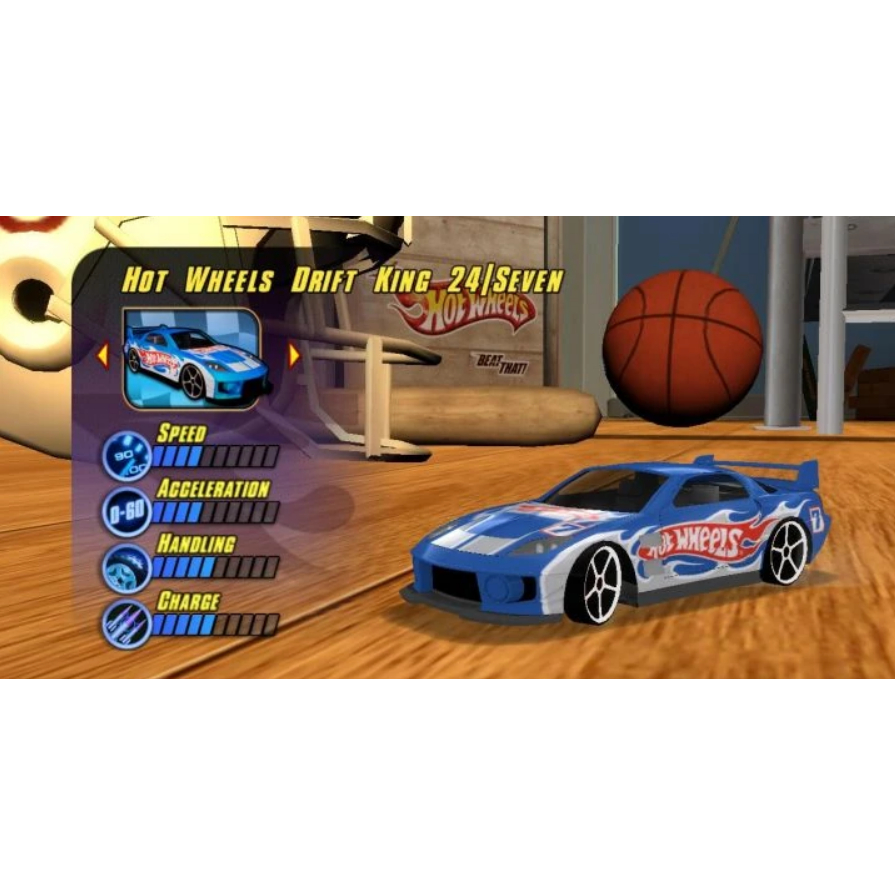 Hot Wheels - 24/Seven* Azul - Hot Wheels Racing 2007 (Lacrado