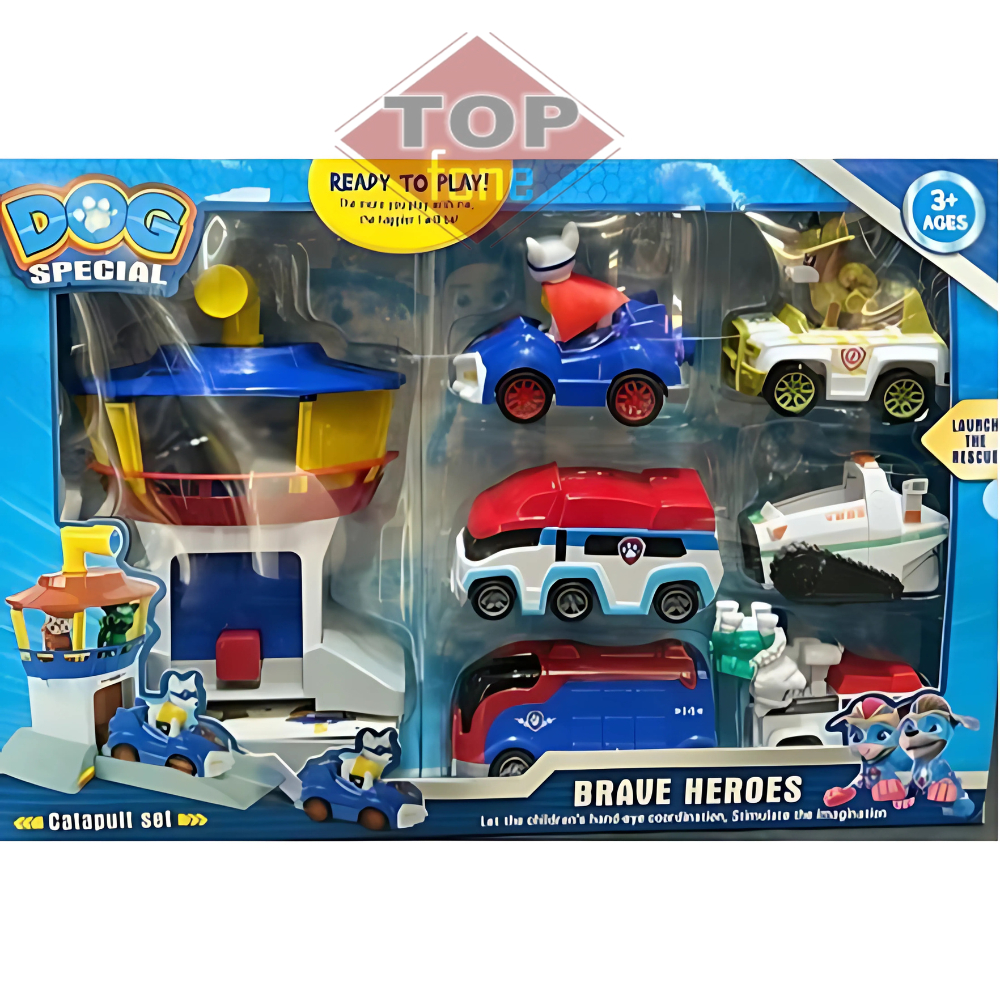 Brinquedo Patrulha Canina Com Torre De Comando E 6 Carros Diversão ...