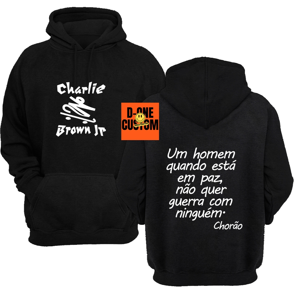 Blusa De Frio Moletom Masculino E Feminino Charlie Brown Jr Um Homem ...