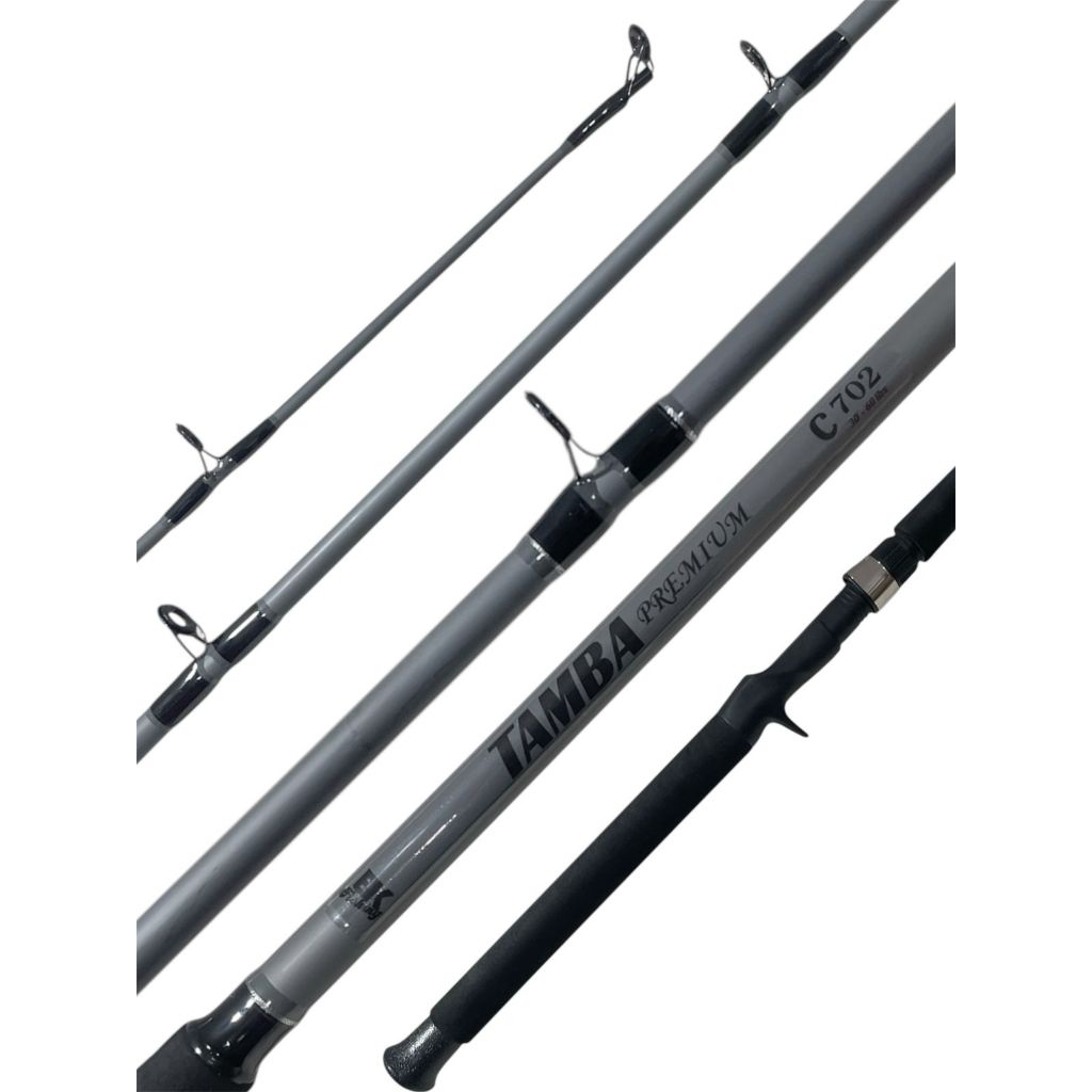 Vara Pesca TAMBA Premium ( Pesqueiro ) 2,10mtr. Carretilha ou Molinete 30-60lbs 2 Partes