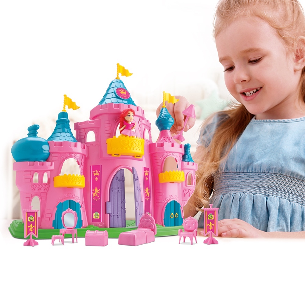 Castelo Princesa Judy Brinquedo Infantil Menina com Móveis Acessórios e ...