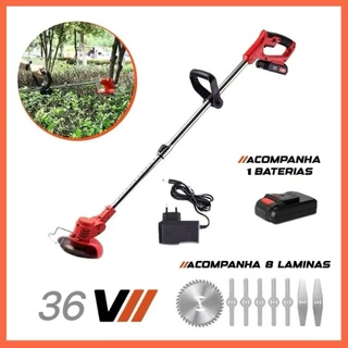 Aparador Cortador De Grama /Roçadeira Elétrica 1580w Bateria de Lítio 36v