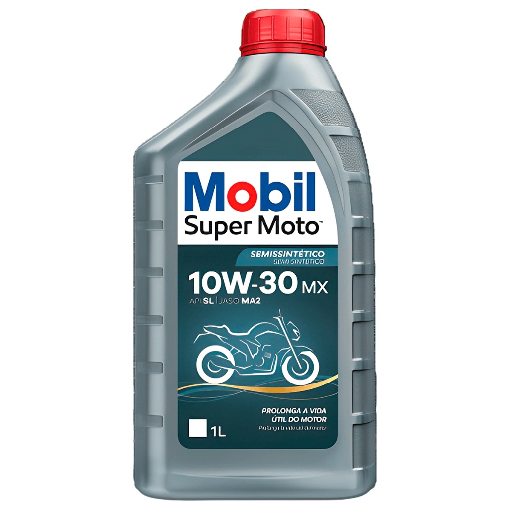 Óleo Mobil Lubrificante De Motor 4t 10w30 Semi Sintético 1l | Shopee Brasil