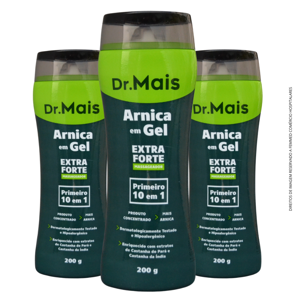 Creme para Dores Musculares Massageador Relaxante Corporal 200g Arnica ...