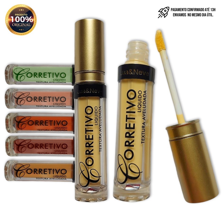 Corretivo Colorido Líquido da Lua e Neve Para Manchas e Melasma ...